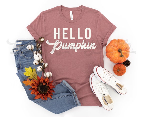Hello Pumpkin Shirt, Fall Shirt, Women's Fall Tshirt, Autumn Shirt, Pumpkin Shirt, Hello Fall Shirt, Fall List Shirt,