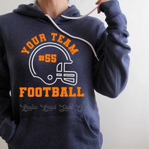 Sweater voetbalteam, sweater voetbalmoeder, sweater voetbalwedstrijd, voetbalhoodie, aangepast voetbalsweater