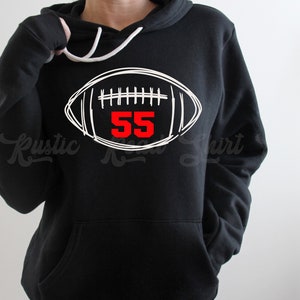 Sweater voetbalteam, sweater voetbalmoeder, sweater voetbalwedstrijd, voetbalhoodie, aangepast voetbalsweater
