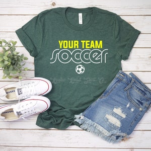 Custom Soccer Shirt, Soccer Mom Shirt, Soccer Jersey, Soccer Grandma Shirt, Personalized Soccer Shirt