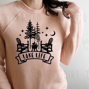 Lake Sweatshirt, Lake Bum Shirt, Lake Life Shirt, Custom Family Shirt, Up North Sweatshirt, Cabin Sweatshirt, Camping Sweatshirt,