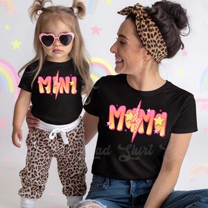Mommy and Me Outfit, Mama Mini Shirts, Retro Mama Shirt, Mother&#39;s Day Gift, First Mother&#39;s Day Gift