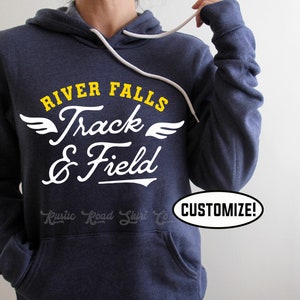 Track and Field Shirt, Track and Field Sweatshirt, Track Team Shirt, Track Mom Shirt, Running Sweatshirt