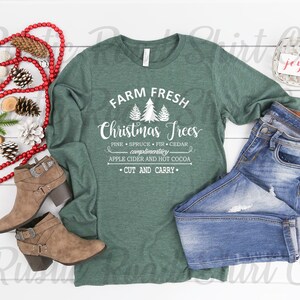 Christmas Tree Farm Shirt, Christmas TShirt, Long Sleeve Christmas Shirt, Holiday Shirt, Family Christmas Shirt