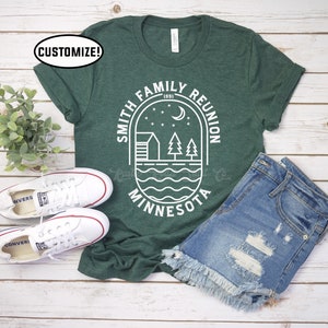 Family Reunion Shirts, Camping Trip Shirt, Custom Lake T-Shirt, Fishing T-shirt, Cabin T-shirt, Family Camping T-shirt,