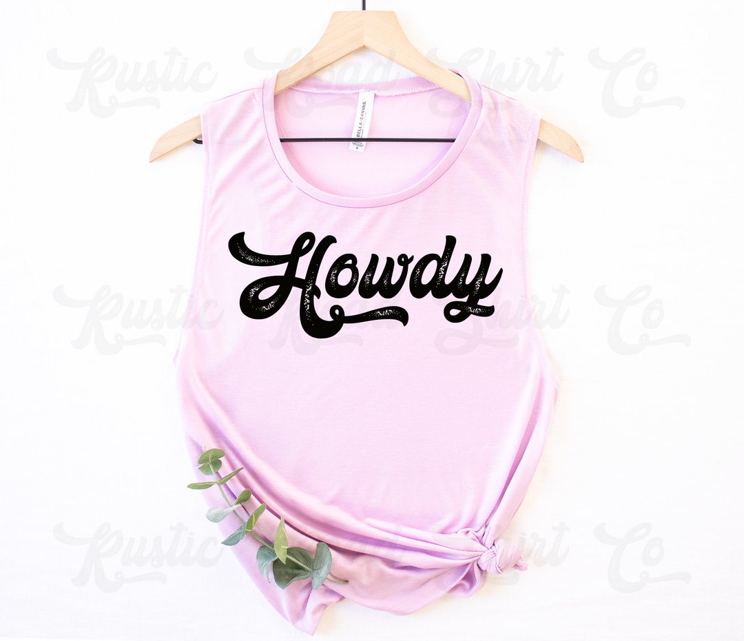 Howdy Tank, Bauernhof Mädchen Shirt, Country Girl Tank, Country-Musik ...