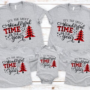 Christmas Family Shirts, Christmas Card Shirts, Buffalo Plaid Matching Shirts, Christmas Tree Matching Shirts -