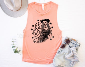 Howdy Tank Top, Country Music Tank Top, 90's Country Music Shirt, Country Girl Tank, Southern Girl Shirt, Farm Girl Tank