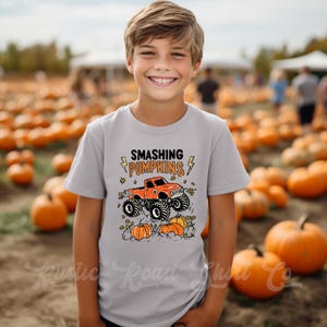 Camiseta de Halloween de Monster Truck para niño, camiseta de Halloween para niño, camiseta Boo para niño, camiseta de Halloween para joven