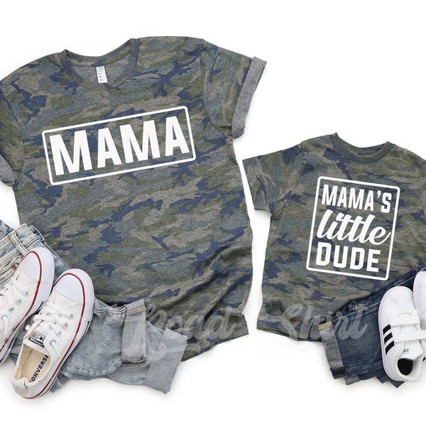 Mother Son Matching, Mama’s Little Dude, Mama Mini Shirt, Mommy And Me Shirt, Matching Mama Son New Mom Gift, Mothers Day Gift,
