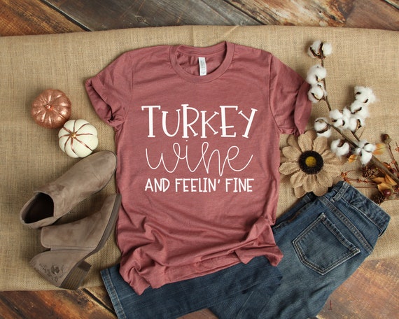 Womens Turkey Wine Shirt Thanksgiving 