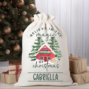 Benutzerdefinierter Weihnachtssack, Weihnachtssack, personalisierte Weihnachtsgeschenktasche, Weihnachtseinkaufstasche, Weihnachtsleckerli-Tasche
