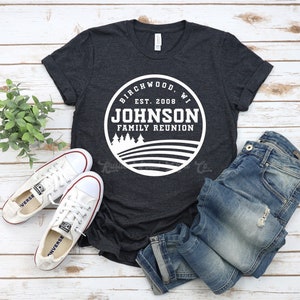Family Reunion Shirts, Camping Trip Shirt, Custom Lake T-Shirt, Fishing T-shirt, Cabin T-shirt, Family Camping T-shirt,