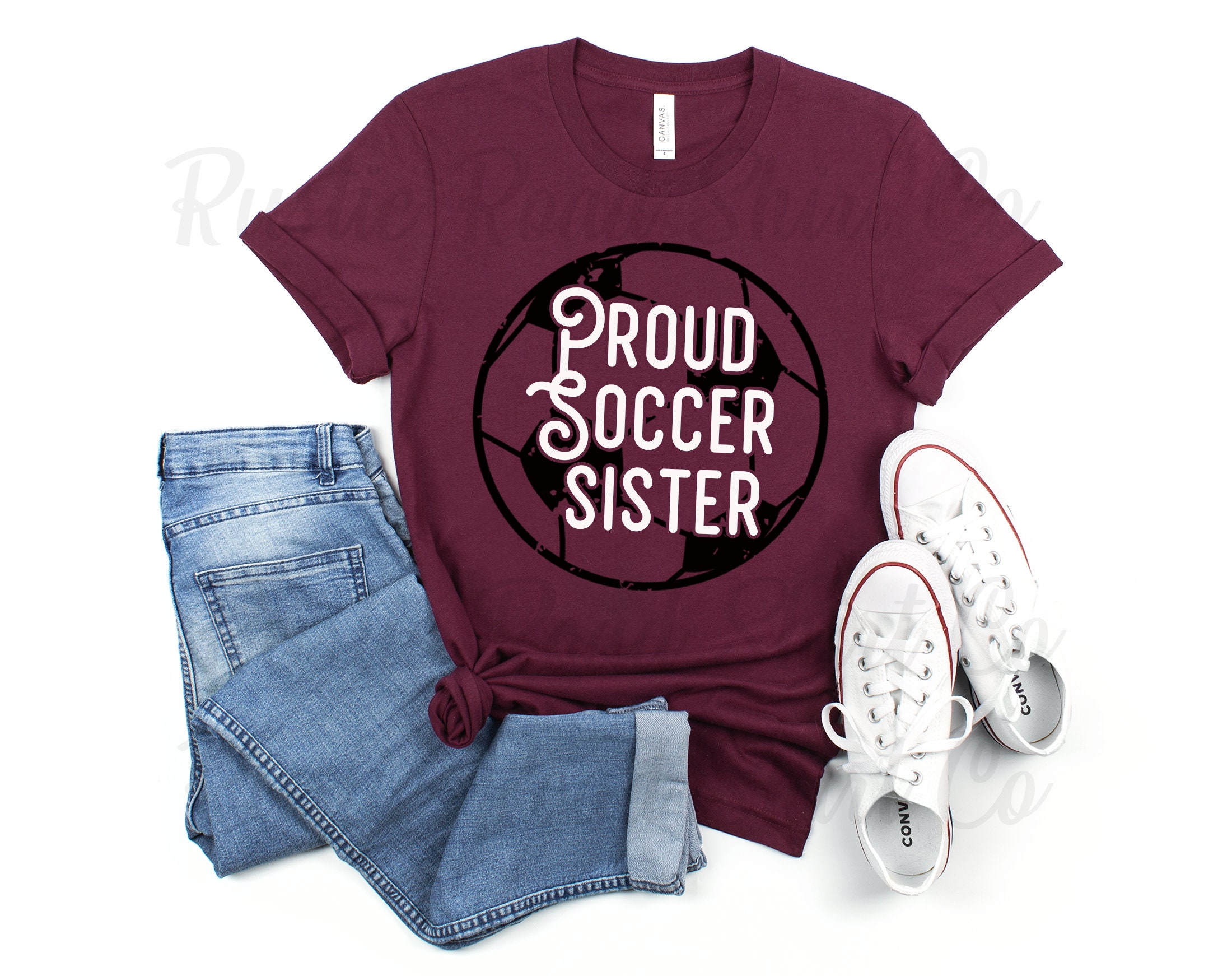 Soccer Sister Shirt Soccer Aunt Shirt Custom Soccer Shirt Etsy