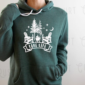 Lake Life Shirt, Lake Bum Sweatshirt, Custom Lake Sweatshirt, Up North Sweatshirt, Cabin Sweatshirt, Camping Sweatshirt