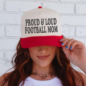 Football Mom Trucker Hat, Custom Embroidered Hat, Football Trucker Hat, Embroidered Team Hat, Custom Trucker Hat