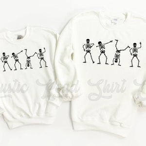 Matching Halloween Sweatshirts, Dancing Skeletons Sweatshirt, Mommy and Me Halloween, Spooky Mama Sweatshirt, Toddler Halloween Sweatshirt