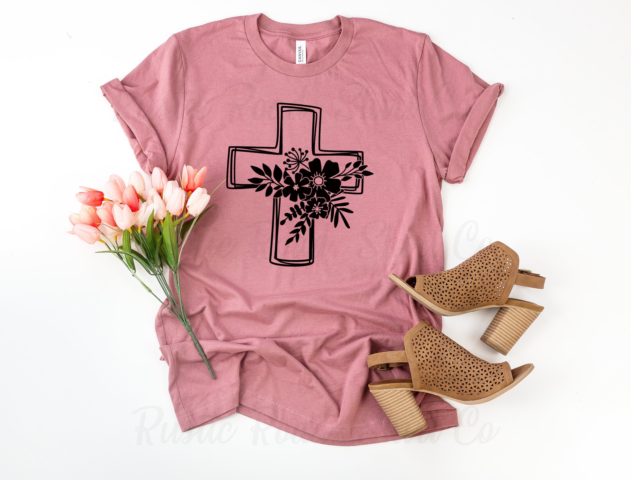 Religious Easter Shirt Women's Easter Shirt Matching Etsy