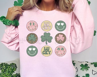 St Patricks Day Sweatshirt, St Patricks Day Long Sleeve Shirt, Funny St Patricks Day Shirt, Girls St Patricks Day Shirt, Shamrock Sweatshirt