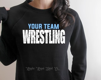 Moletom de luta livre, camisa de luta livre, camisa de mãe de luta livre, camisa de equipe de luta livre, camisa de luta livre personalizada