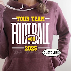 Sweater voetbalteam, sweater voetbalmoeder, sweater voetbalwedstrijd, voetbalhoodie, aangepast voetbalsweater