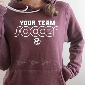 Soccer Team Sweatshirt, Soccer Mom Sweatshirt, Soccer Gameday Sweatshirt, Soccer Hoodie, Custom Soccer Sweatshirt