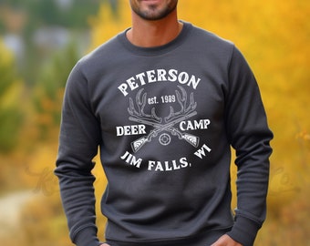 Custom Hunting Sweatshirt, Hunting Sweatshirt, Funny Hunting Shirt, Deer Hunting Shirt, Deer Camp Sweatshirt,