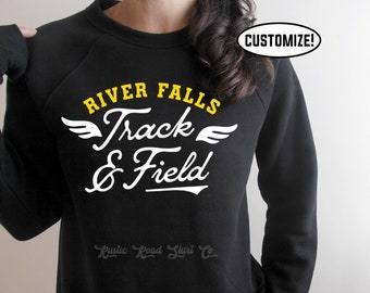 Track and Field Shirt, Track and Field Sweatshirt, Track Coach Shirt, Track Mom Shirt, Running Sweatshirt