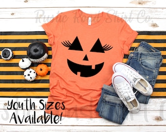 Jack O Lantern Shirt, Halloween Shirt, Pumpkin Face Shirt, Pumpkin Shirt, Teacher Costume, Couples Halloween Shirt