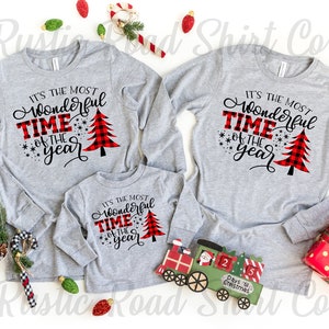 Family Christmas Shirts, Most Wonderful Time of the Year Christmas Shirt, Holiday Shirt, Family Christmas Shirt