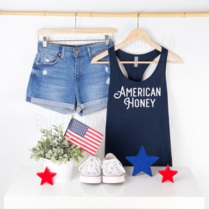 4th of July Tank Top, Women&#39;s Fourth of July Shirt, Patriotic Tank Top, USA Tank Top