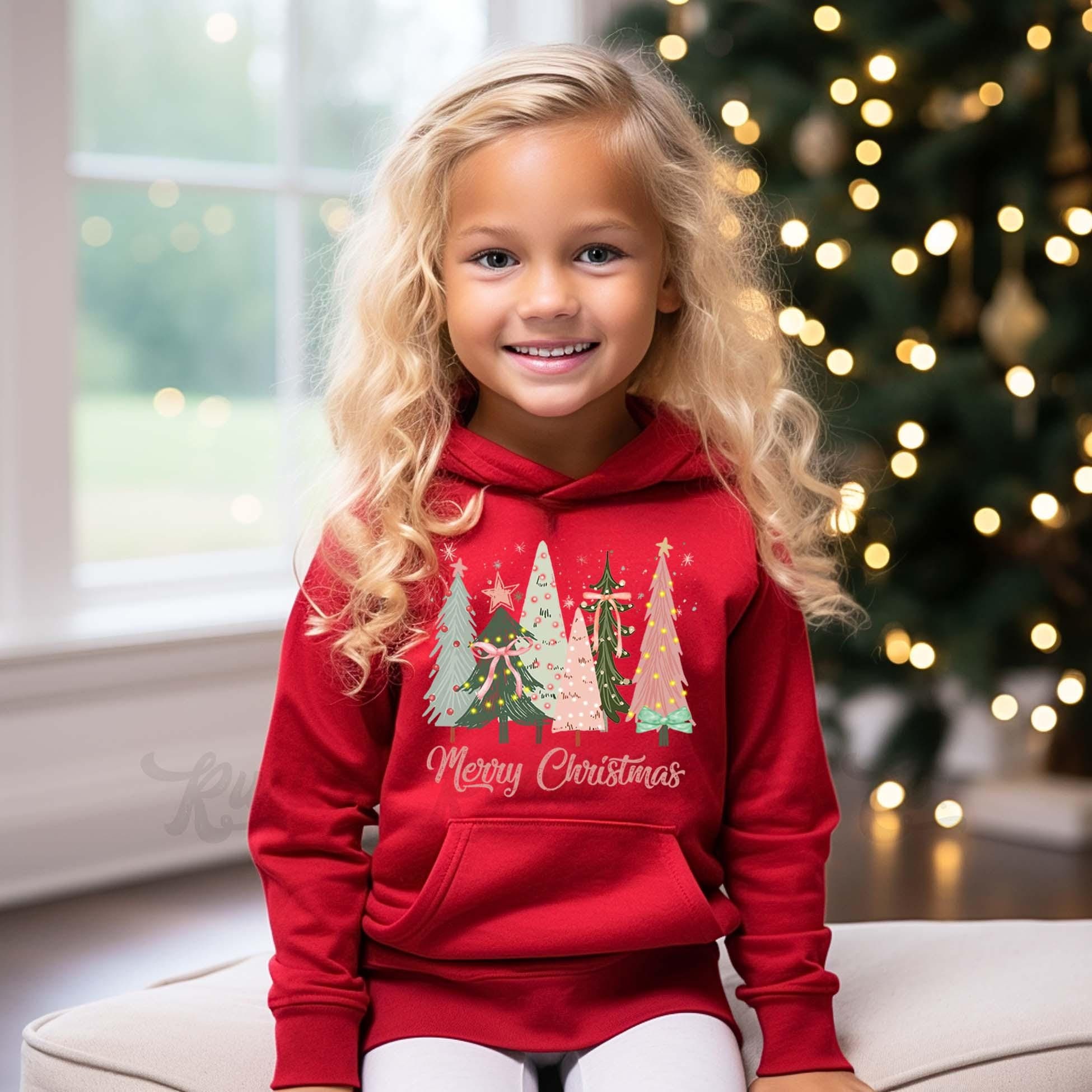 Moletom Infantil Natalino BOUTIKOME - Com Glitter Para Meninas