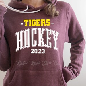 Hockey Sweatshirt, Hockey Mom Sweatshirt, Hockey Mom Shirt, Custom Hockey Team Shirt, Hockey Team Sweatshirt