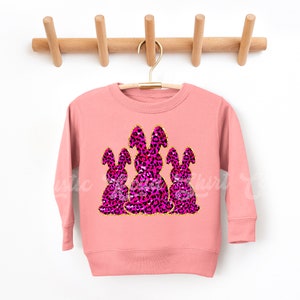 Girls Easter Sweatshirt, Bunny Sweatshirt, Toddler Easter Outfit, Girls Easter Shirt, Boys Easter Shirt, Easter Basket Gift