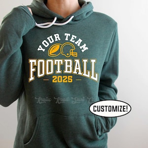 Sweater voetbalteam, sweater voetbalmoeder, sweater voetbalwedstrijd, voetbalhoodie, aangepast voetbalsweater