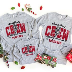 Christmas Crew Shirt, Long Sleeve Christmas Shirt, Matching Christmas Shirts, Family Christmas Shirts,