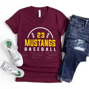 Baseball Mom Shirt, Baseball Jersey, Custom Mascot Shirt, Custom Baseball Shirt, Baseball Grandma Shirt