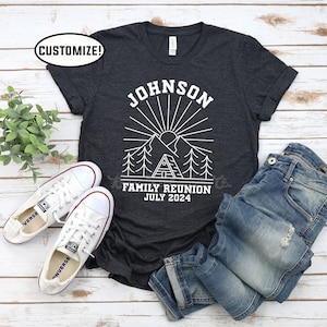 Family Reunion Shirts, Camping Trip Shirt, Custom Lake T-Shirt, Fishing T-shirt, Cabin T-shirt, Family Camping T-shirt,