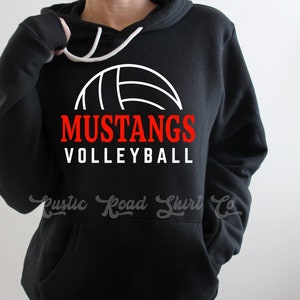 Volleyball Team Sweatshirt, Volleyball Mom Sweatshirt, Volleyball Gameday Sweatshirt, Volleyball Hoodie, Custom Volleyball Sweatshirt