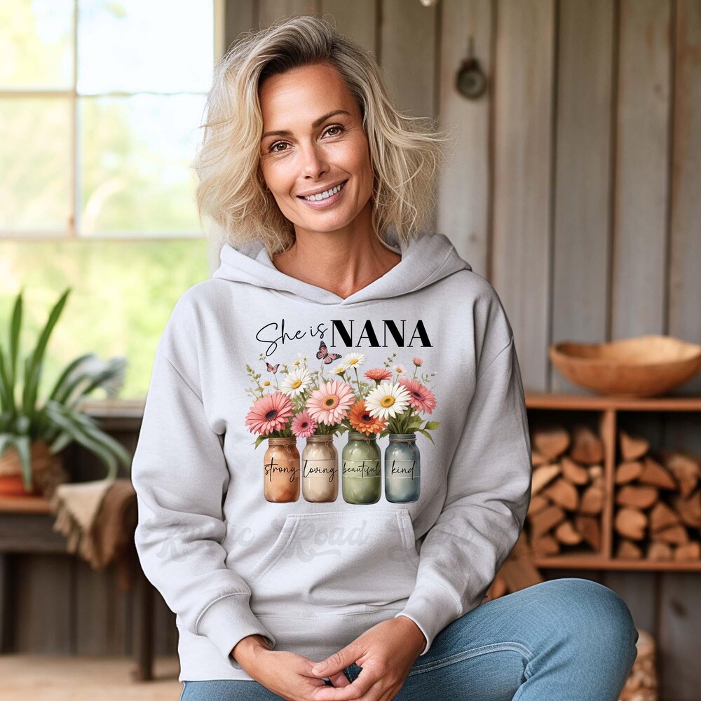 Girl Mom Sweatshirt, Grandma Sweatshirt, Gigi Sweatshirt, Mother'S Day Sweatshirt,Nana Sweatshirt Livingtee