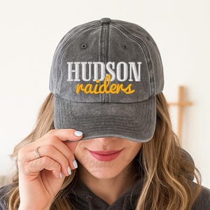 Custom School Team Hat, Custom Embroidered Hat, Football Trucker Hat, Embroidered Team Hat, Custom Trucker Hat