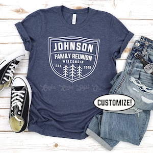 Family Reunion Shirts, Camping Trip Shirt, Custom Lake T-Shirt, Fishing T-shirt, Cabin T-shirt, Family Camping T-shirt,