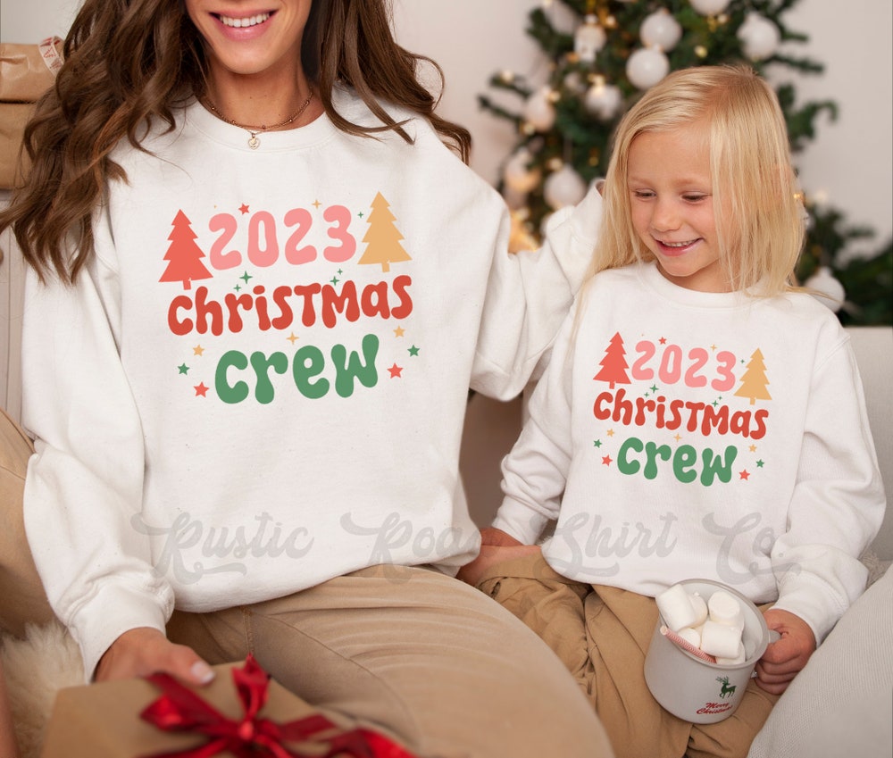 Christmas Crew Sweatshirt, Family Christmas Sweatshirts, Toddler Christmas Sweatshirt, Kids Christmas Sweatshirt Printfushion