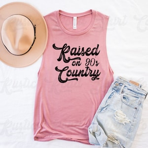 Country Music Tank Top, 90&#39;s Country Music Shirt, Country Girl Tank, Southern Girl Shirt, Farm Girl Tank