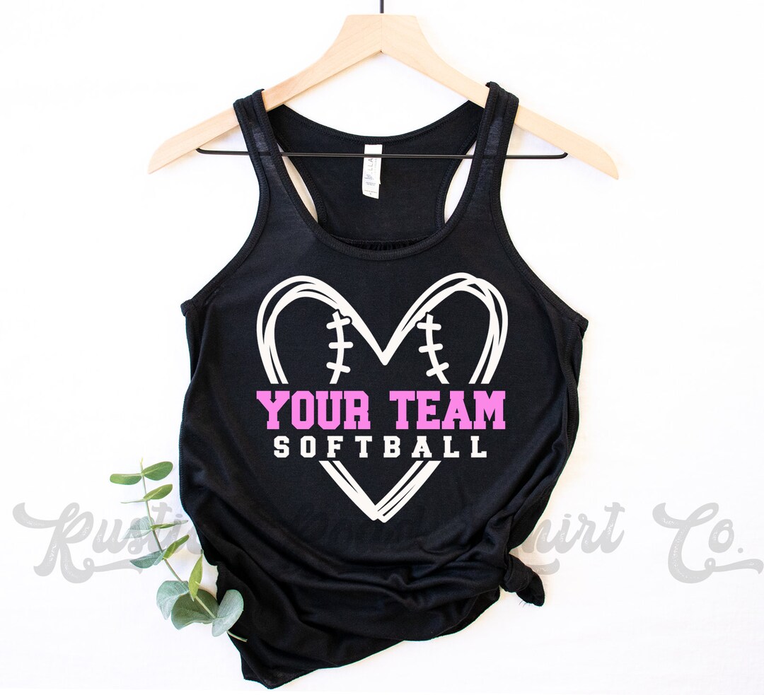 Softball Team Tank Top, Softball Mama Shirt, Softball Mom Tank Top ...