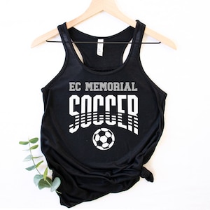 Fußball-Team-Tanktop, benutzerdefinierte Fußball-Tanktop, Fußball-Team-Tanktop, Fußball-Mama-Tanktop