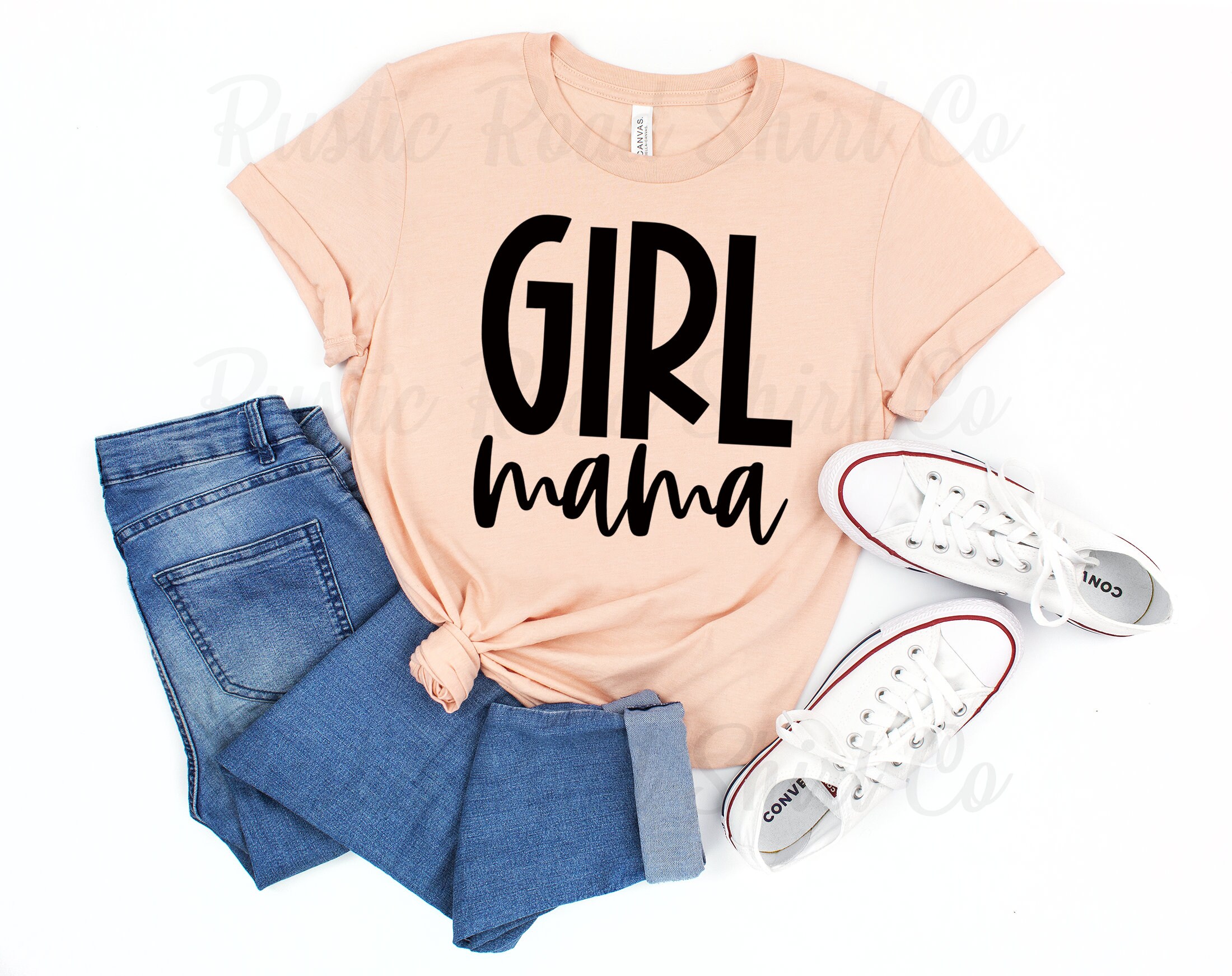 Girl Mama Shirt Mom Tshirt Mother's Day Gift New Mom Etsy UK