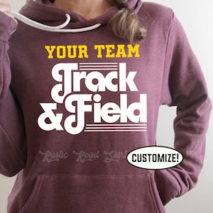 Track and Field Shirt, Track and Field Sweatshirt, Track Team Shirt, Track Mom Shirt, Running Sweatshirt