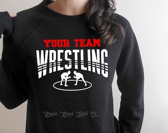 Moletom de luta livre, camisa de luta livre, camisa de mãe de luta livre, camisa de equipe de luta livre, camisa de luta livre personalizada