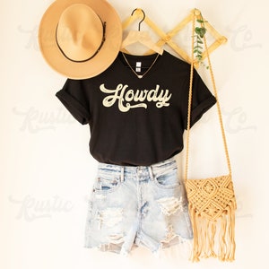 Howdy Shirt, Country Music Shirt, Country Girl Shirt, Southern Girl Shirt, Farm Girl Shirt